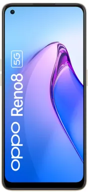 OPPO Reno 8 16,3 cm (6.4") Double SIM Android 12 5G USB Type-C 8 Go 256 Go 4500 mAh Or