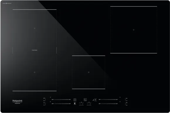 Hotpoint HS 1377C CPNE Noir Intégré 77 cm Plaque avec zone à induction 4 zone(s)