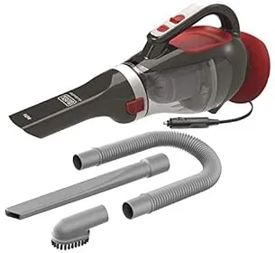 Black & Decker ADV1200 aspirateur de table Gris, Rouge Sans sac