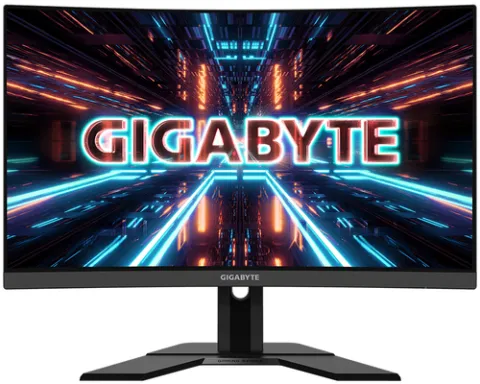 GIGABYTE G27QC A Moniteur de jeu incurvé 27" QHD - 2560 x 1440, 1500R, 165Hz, 1ms, 250 cd/m², HDR Ready, HDMI 2.0, DisplayPort 1.2