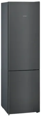 Siemens iQ500 KG39E8XBA réfrigérateur-congélateur Pose libre 343 L B Noir, Acier inoxydable