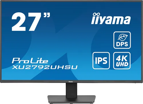 iiyama ProLite XU2792UHSU-B6 écran plat de PC 68,6 cm (27") 3840 x 2160 pixels 4K Ultra HD LED Noir