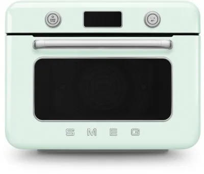 Smeg COF01PGEU four à vapeur Petit Vert, Acier inoxydable Boutons, Rotatif