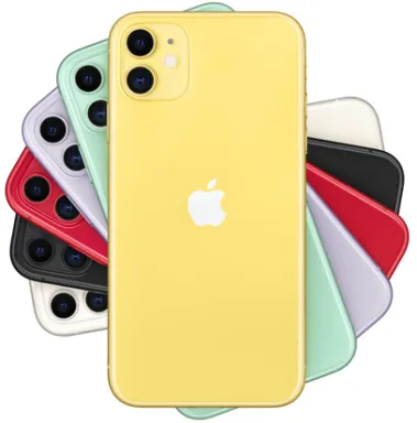 Apple iPhone 11 15,5 cm (6.1") Double SIM iOS 14 4G 64 Go Jaune