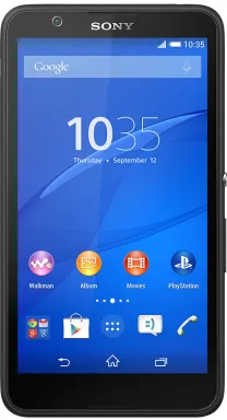 Sony Xperia E4 12,7 cm (5") SIM unique Android 4.4.4 3G Micro-USB B 1 Go 8 Go 2300 mAh Noir