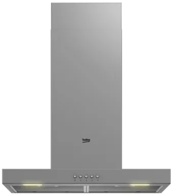 Beko BHCB61622BXH hotte Montée au mur Acier inoxydable 613 m³/h B