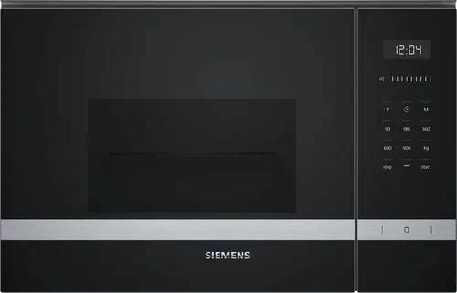 Siemens BE555LMS0 micro-onde Intégré Micro-ondes grill 25 L 900 W Acier inoxydable