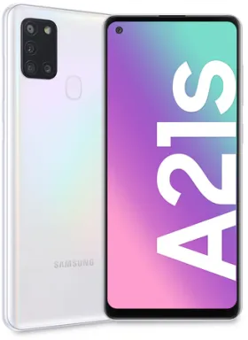 Samsung Galaxy A21s SM-A217F/DSN 16,5 cm (6.5") Double SIM Android 10 4G USB Type-C 4 Go 128 Go 5000 mAh Blanc