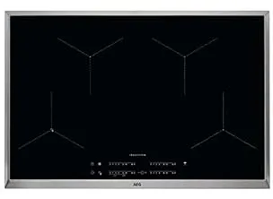 AEG IAE84431XB Noir, Acier inoxydable Intégré Plaque avec zone à induction 4 zone(s)