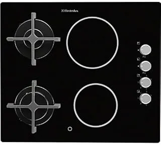 Electrolux EGE6172NOK plaque Noir Intégré 60 cm Combi 4 zone(s)