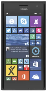 Nokia Lumia 735 11,9 cm (4.7") SIM unique Windows Phone 8.1 4G Micro-USB B 1 Go 8 Go 2220 mAh Noir