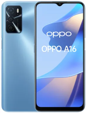 OPPO A16 16,6 cm (6.52") Double SIM ColorOS 11.1 4G USB Type-C 4 Go 64 Go 5000 mAh Bleu