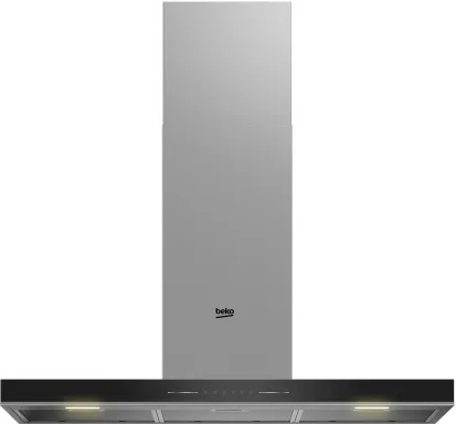 Beko BHCB96641BBHS hotte Montée au mur Noir 430 m³/h
