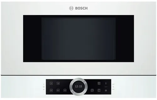 Bosch Serie 8 BFL634GW1 micro-onde Blanc Micro-onde simple Intégré 21 L 900 W