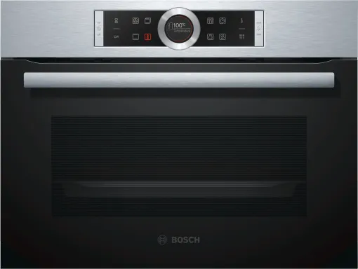Bosch Serie 8 CBG675BS3 four 47 L Noir, Acier inoxydable