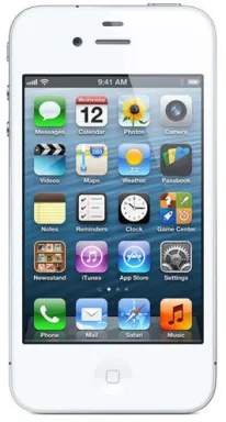 Apple iPhone 4S 8,89 cm (3.5") SIM unique iOS 7 3G 8 Go Blanc