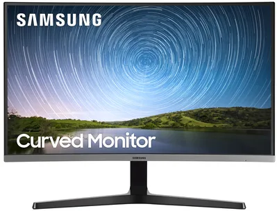 Samsung CR50 écran plat de PC 81,3 cm (32") 1920 x 1080 pixels Full HD LED Bleu, Gris