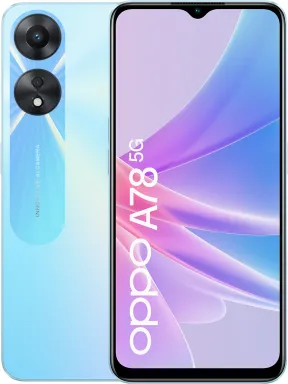 OPPO A78 5G 16,7 cm (6.56") Double SIM Android 13 USB Type-C 128 Go 5000 mAh Bleu