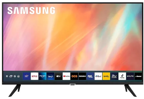 Samsung UE55AU7025KXXC TV 139,7 cm (55") 4K Ultra HD Smart TV Wifi Noir, Gris