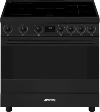 Smeg Concert C9IMN2 four et cuisinière Electrique Plaque avec zone à induction Noir A