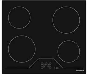 Telefunken TK60V4ATT plaque Noir Intégré 59 cm Céramique 4 zone(s)