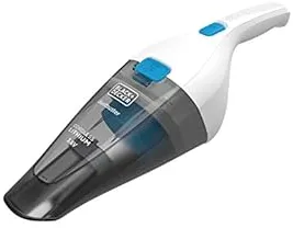 Black & Decker NVC115JL aspirateur de table Gris, Blanc Sans sac