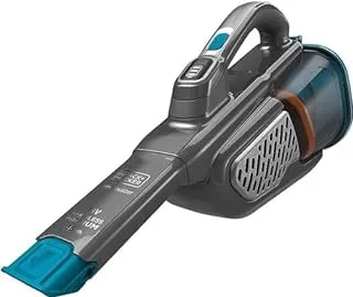 Black & Decker BHHV520BF-QW aspirateur de table Bleu, Argent, Titane Sans sac