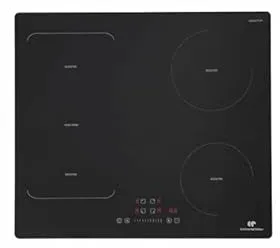 Continental Edison CETI4ZFLEXB1 plaque Noir Intégré 59 cm Plaque avec zone à induction 4 zone(s)