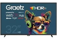 Graetz GR32Z1470 TV 81,3 cm (32") HD Smart TV Wifi Noir 250 cd/m²