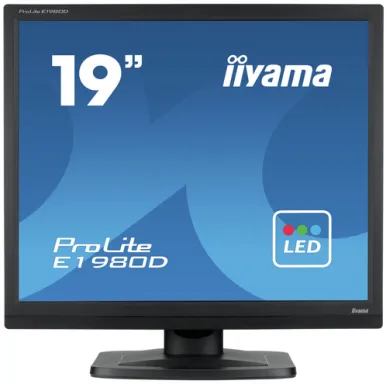 iiyama ProLite E1980D-B1 LED display 48,3 cm (19") 1280 x 1024 pixels XGA Noir