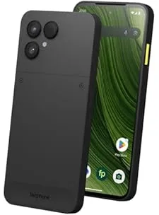 Fairphone The (Gen 6) 16 cm (6.31") Double SIM Android 15 5G USB Type-C 8 Go 256 Go 4415 mAh Noir