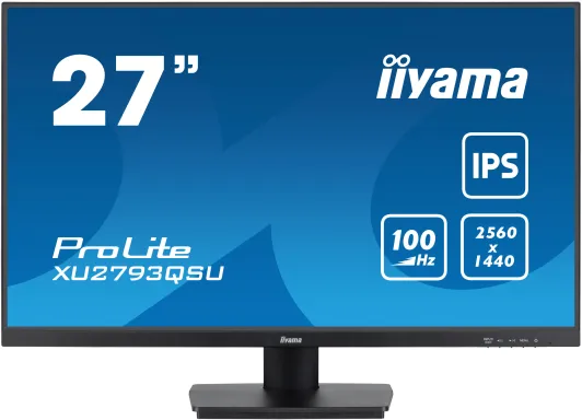 iiyama ProLite XU2793QSU-B7 LED display 68,6 cm (27") 2560 x 1440 pixels Wide Quad HD Noir