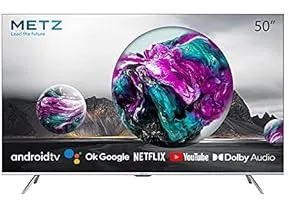 Metz 50MUC7000Z TV 127 cm (50") 4K Ultra HD Smart TV Wifi Noir, Argent 250 cd/m²