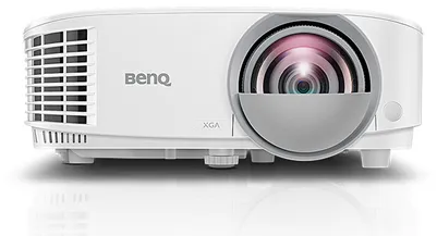 BenQ MX825ST vidéo-projecteur Projecteur à focale courte 3300 ANSI lumens DLP XGA (1024x768) Compatibilité 3D Blanc