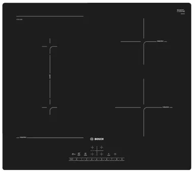 Bosch Serie 6 PVS611FB5E plaque Noir Intégré 60 cm Plaque avec zone à induction 4 zone(s)