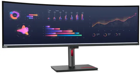 Lenovo ThinkVision P49w-30 LED display 124,5 cm (49") 5120 x 1440 pixels DQHD Noir