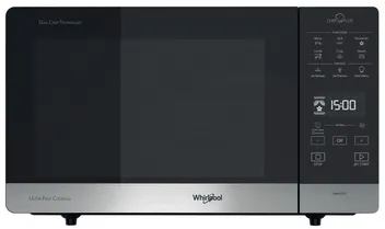 Whirlpool CMCP 34R9 BL Comptoir Micro-onde combiné 25 L 800 W Noir, Acier inoxydable