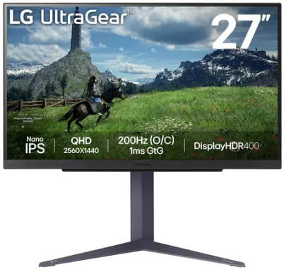 LG 27GS85Q-B écran plat de PC 68,6 cm (27") 2560 x 1440 pixels Quad HD LCD Noir