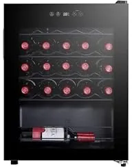 Caviss S124MME4 refroidisseur à vin Pose libre Noir 24 bouteille(s)