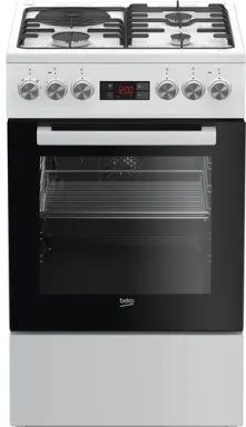 Beko FSE53321DWCS four et cuisinière Électrique/Gaz Combi Blanc A