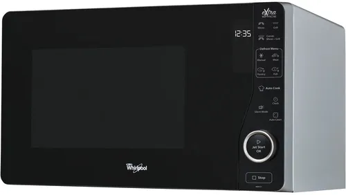 Whirlpool MWF 421 SL Comptoir Micro-onde combiné 25 L 800 W Noir, Argent