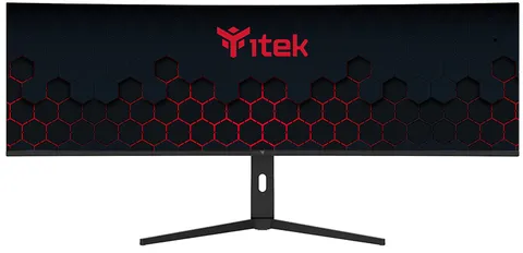 itek GGC écran plat de PC 124,5 cm (49") 5120 x 1440 pixels Dual QHD LED Noir