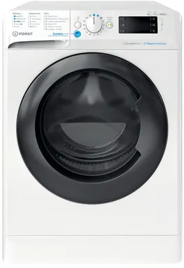 Indesit BDE 107436 WKV FR machine à laver avec sèche linge Pose libre Charge avant Blanc D