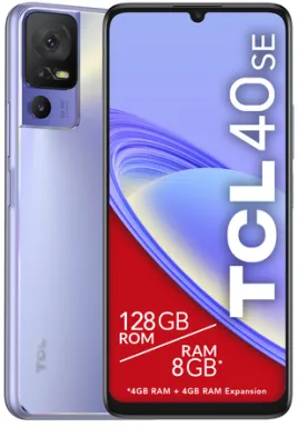 TCL 40 SE 17,1 cm (6.75") Double SIM Android 13 4G USB Type-C 4 Go 128 Go 5010 mAh Violet