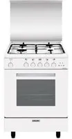 Glem Gas A654VX four et cuisinière Électrique/Gaz Gaz Blanc A