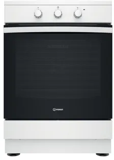 Indesit IS67IQ5PCW Cuisinière Electrique Plaque avec zone à induction Noir, Blanc A