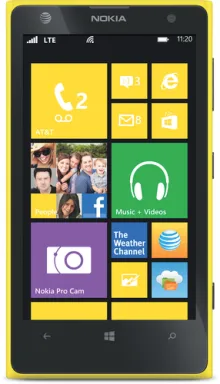 Nokia Lumia 1020 11,4 cm (4.5") SIM unique Windows Phone 8 4G Micro-USB B 2 Go 32 Go 2000 mAh Jaune
