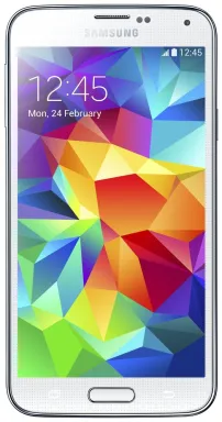 Samsung Galaxy S5 SM-G900F 12,9 cm (5.1") SIM unique Android 4.4.2 4G Micro-USB B 2 Go 16 Go 2800 mAh Blanc