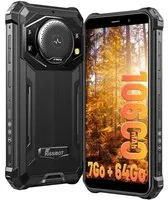 FOSSiBOT F101P 13,8 cm (5.45") Double SIM Android 13 USB Type-C 4 Go 64 Go 10600 mAh Noir, Rouge