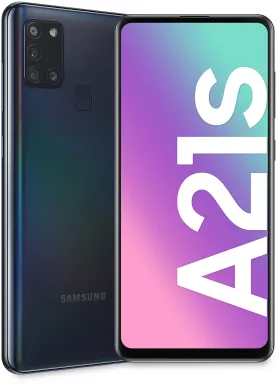 Samsung Galaxy A21s SM-A217F 16,5 cm (6.5") Double SIM Android 10 4G USB Type-C 4 Go 64 Go 5000 mAh Noir